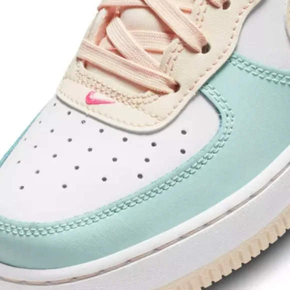 Nike Air Force 1 Jade Ice/Guava Ice/White/Pink/Spell - Picture 6 of 7